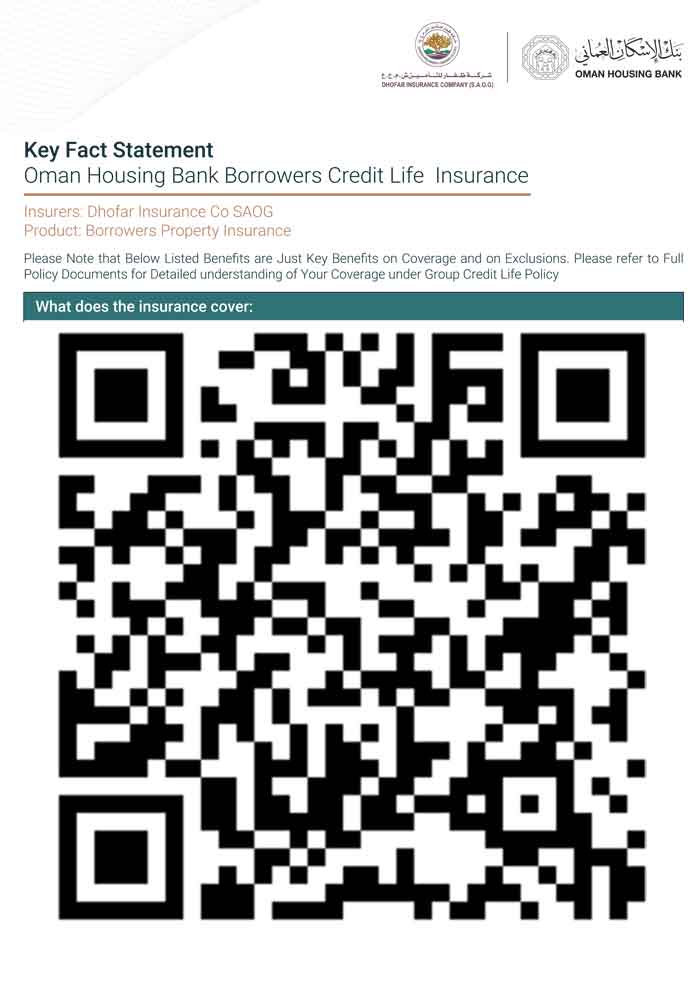 Borrowers Credit Life Insurance KFS